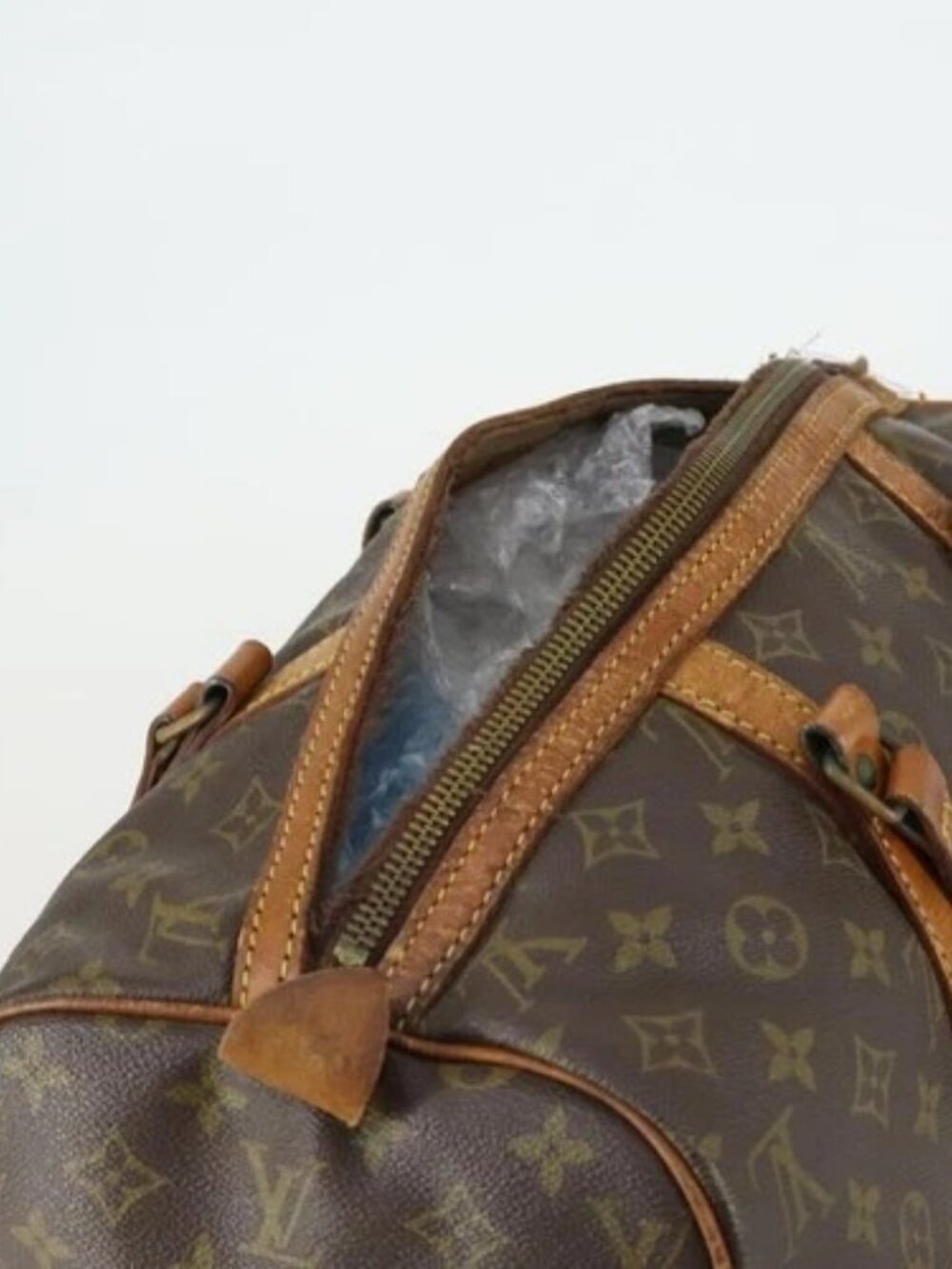 LOUIS VUITTON Monogram Sac Souple 35 Boston Bag M41626 LV Auth BA9507 - Picture 6 of 15